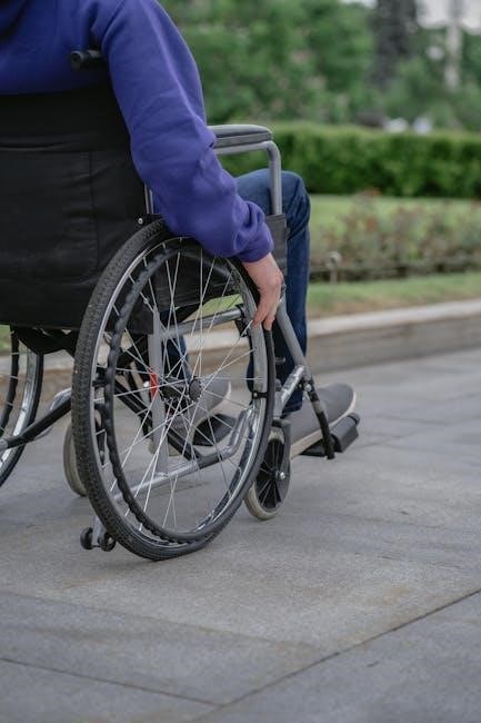 manual folding wheelchair
